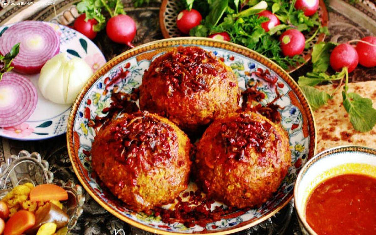 آشپزی ایرانی - کوفته تبریزی - غذای ایرانی