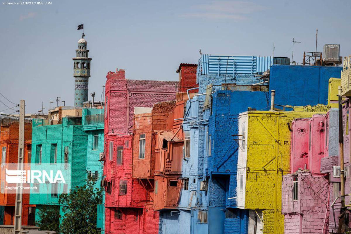 خانه های رنگی قزوین - 
