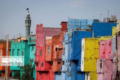 خانه های رنگی قزوین