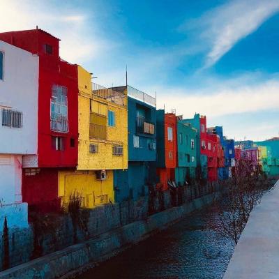 Rainbow Houses Of Qazvin