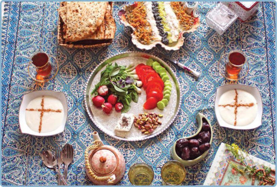 فرهنگ غذایی ایران در ماه رمضان (قسمت 4)   - سفره افطار  