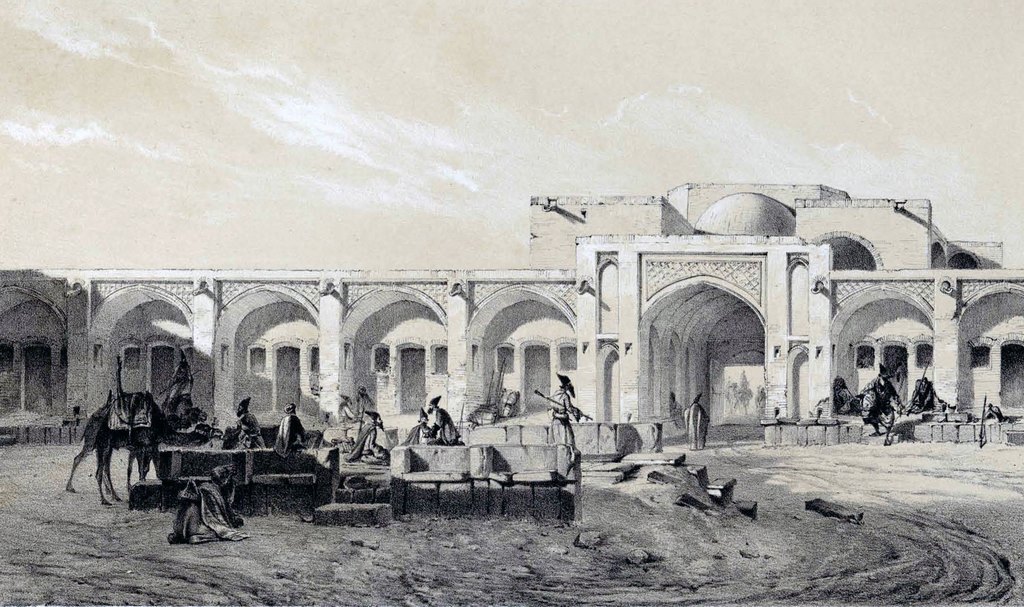 دوره صفوی؛ عصر طلایی کاروانسراها در ایران - کاروانسرای شاه در قزوین