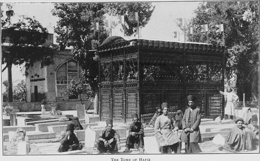 داستان معماری آرامگاه حافظ - آرامگاه حافظ در سال ۱۹۰۶ میلادی- عکس: ویکی پدیا
