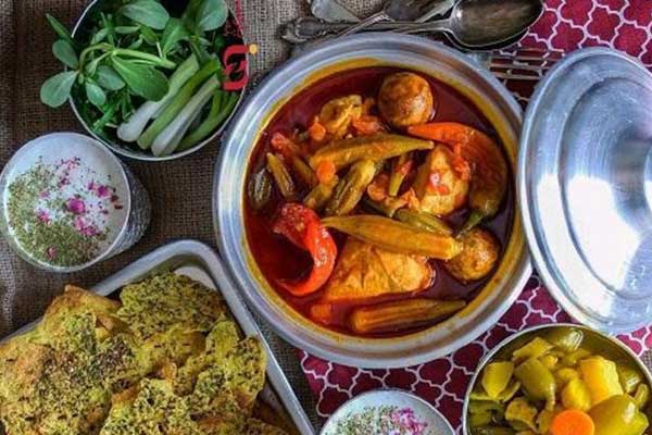 خورشت و خوراک در آشپزی ایرانی - خورشت بامیه