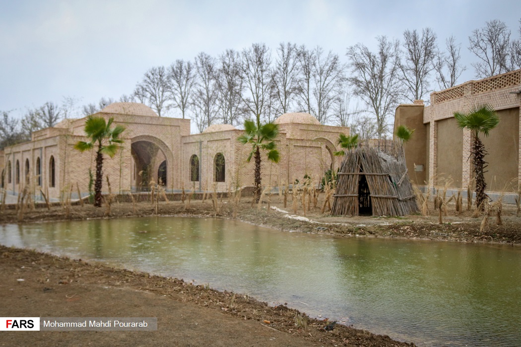 پارک ملی ایران کوچک - محوطه روستای خوزستان به مساحت 2500 متر مربع در پارک ملی ایران کوچک